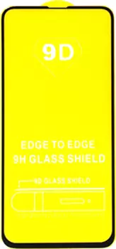 Защитное стекло для Huawei Nova 4e 9D полноэкраное черное в техпаке