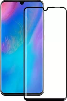 Защитное стекло для Huawei P30 Lite/Honor 20 lite полноэкранное черное в техпаке