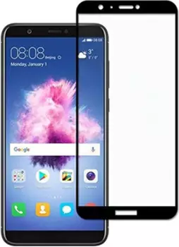Защитное стекло для Huawei P Smart 9D полноэкранное черное в техпаке