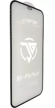 Защитное стекло для iPhone 12 Pro Max Jasper антишпион полноэкранное черное