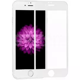 Защитное стекло для iPhone 7 Plus/8 Plus полноэкранное белое в техпаке