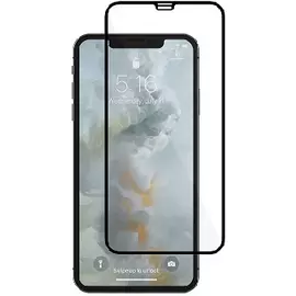 Защитное стекло для iPhone XS Max/11 Pro Max полноэкранное 5D черное в техпаке
