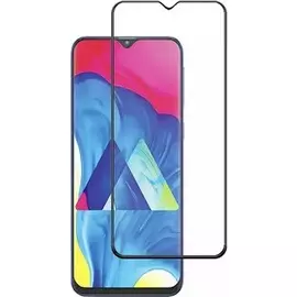 Защитное стекло для Samsung Galaxy A20S полноэкранное черное в техпаке