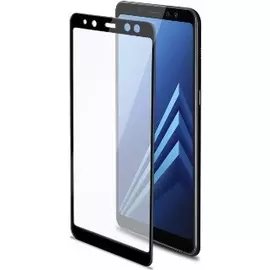 Защитное стекло для Samsung Galaxy A 8s 2018 9D полноэкранное черное в техпаке
