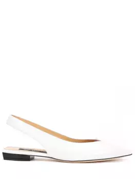 Балетки кожаные