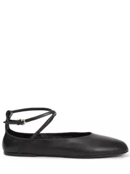 Балетки кожаные