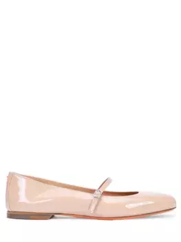 Балетки кожаные