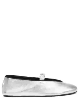 Балетки кожаные