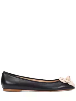 Балетки кожаные