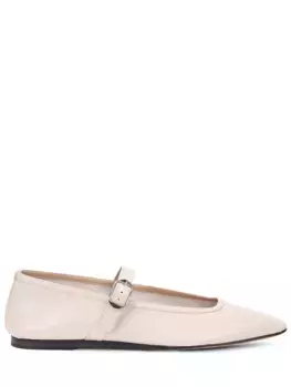 Балетки кожаные