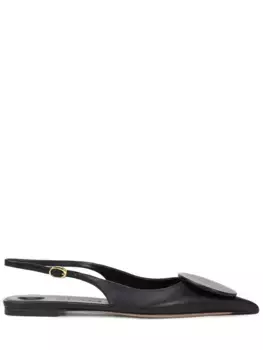 Балетки кожаные