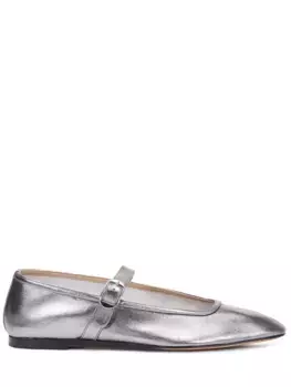 Балетки кожаные