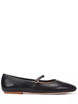 Балетки кожаные