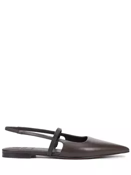 Балетки кожаные BRUNELLO CUCINELLI