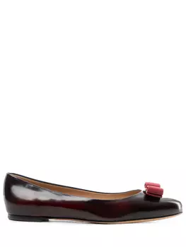 Балетки кожаные S.FERRAGAMO