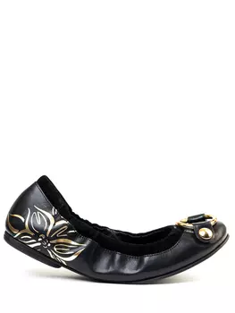 Балетки кожаные SERGIO ROSSI