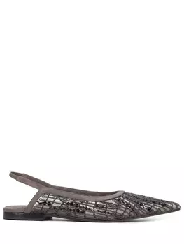Балетки текстильные BRUNELLO CUCINELLI