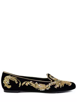 Балетки замшевые ALEXANDER MCQUEEN