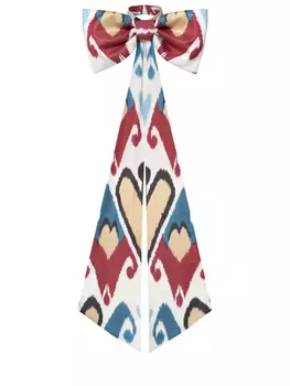 Бант из шелка и хлопка Heart THE MAT