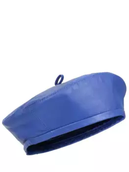 Берет кожаный