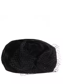 Берет норковый с сеткой