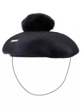 Берет с помпоном
