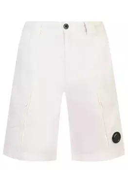 Бермуды из хлопка и льна