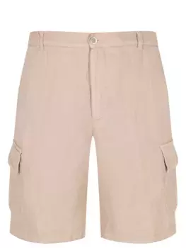 Бермуды-карго льняные