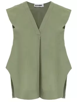 Блуза хлопковая JIL SANDER