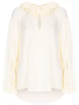 Блуза хлопковая KHAITE