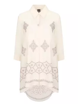 Блуза хлопковая с принтом