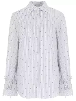 Блуза хлопковая с принтом