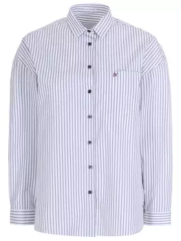 Блуза хлопковая в полоску