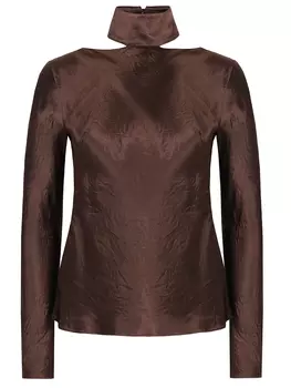 Блуза из ацетата YUZEFI