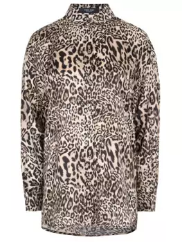 Блуза из хлопка и шелка