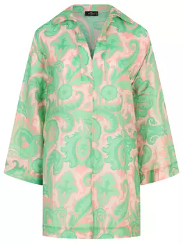 Блуза из хлопка и шелка ETRO