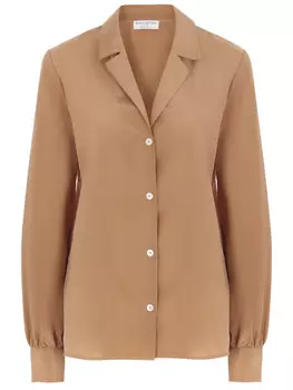 Блуза из шелка и хлопка BALLANTYNE