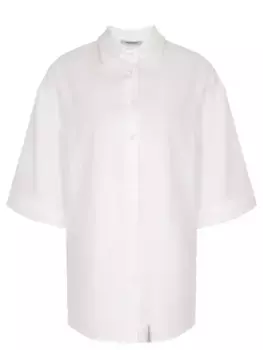 Блуза из вискозы и льна