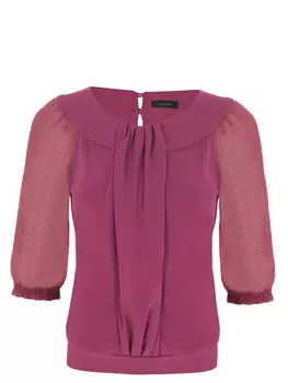 Блуза из вискозы TOMBOLINI