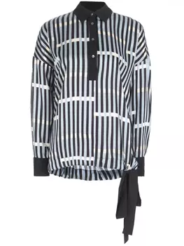 Блуза из вискозы в полоску BEATRICE