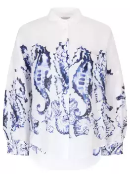 Блуза льняная