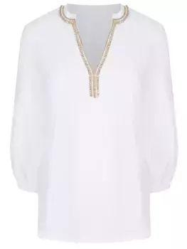 Блуза льняная