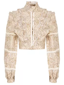 Блуза льняная