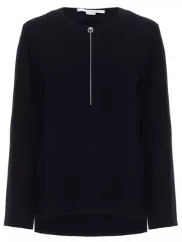 Блуза однотонная