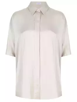 Блуза однотонная