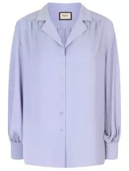 Блуза однотонная