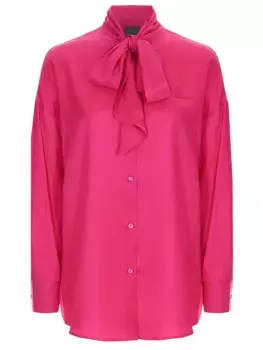 Блуза однотонная