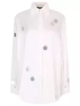 Блуза однотонная