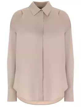 Блуза однотонная