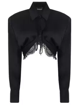 Блуза однотонная